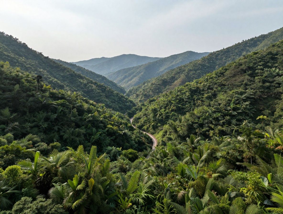 Panoramatický záběr přírody s horskou loukáou, jemnými ranními mlhami a zlatavým světlem svítání, bez lidí, symbolizující harmonii přírodního prostředí